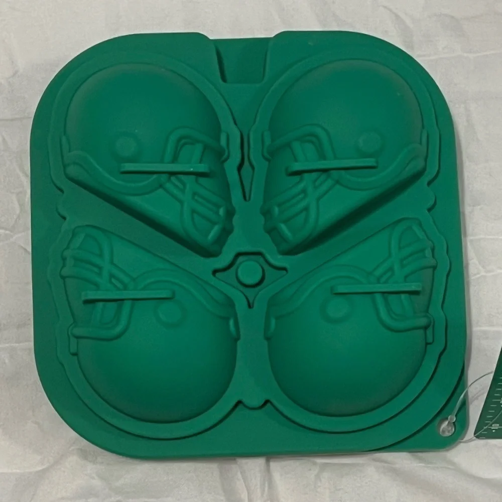 Silicone Super Bowl Football Helmet Ice Mold